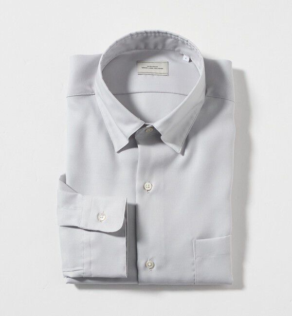 UNITED ARROWS green label relaxing「エブリット コットンオックス ソリッド スナップ ボタンダウン シャツ -イージーアイロン-」|シャツ・ブラウス|