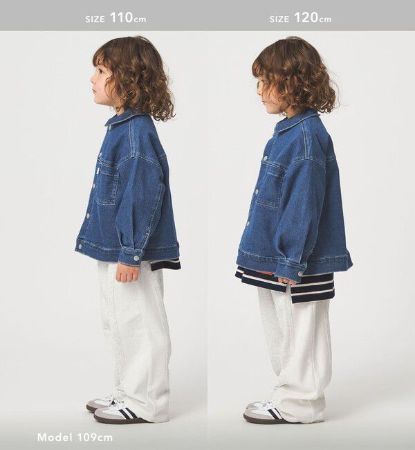 UNITED ARROWS green label relaxing「デニム ブルゾン / キッズ  ストレッチ 100cm-160cm」|その他|