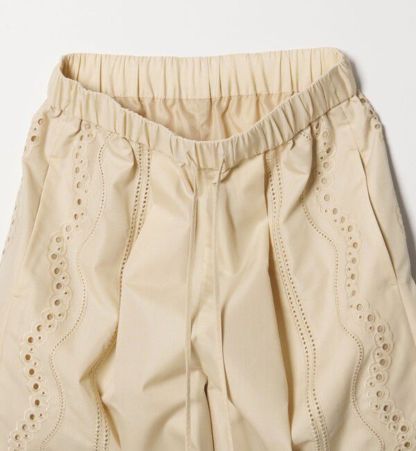 EMMEL REFINES「＜EMMEL REFINES＞EM カットワーク シシュウ パンツ」|チノ|