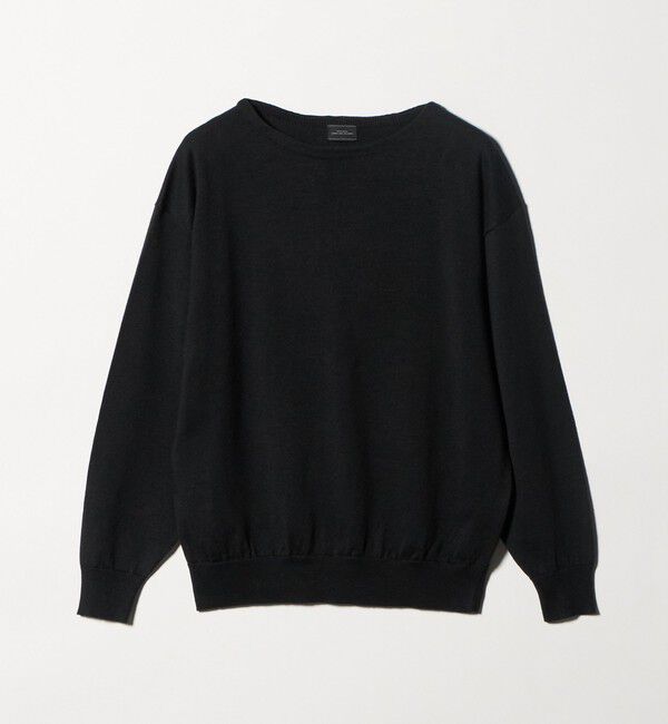 UNITED ARROWS green label relaxing「FINE BASIC ラミー ボートネック ニット」|ニット・セーター|