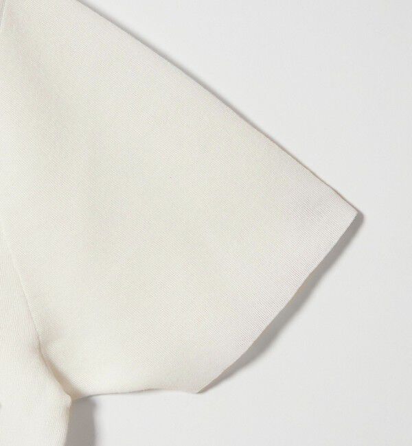 EMMEL REFINES「＜EMMEL REFINES＞EM HW フラワーモチーフ ショートスリーブ ニット」|ニット・セーター|