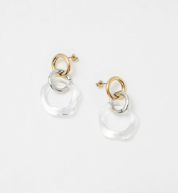 UNITED ARROWS green label relaxing「3リング ピアス」|ピアス|OFF WHITE