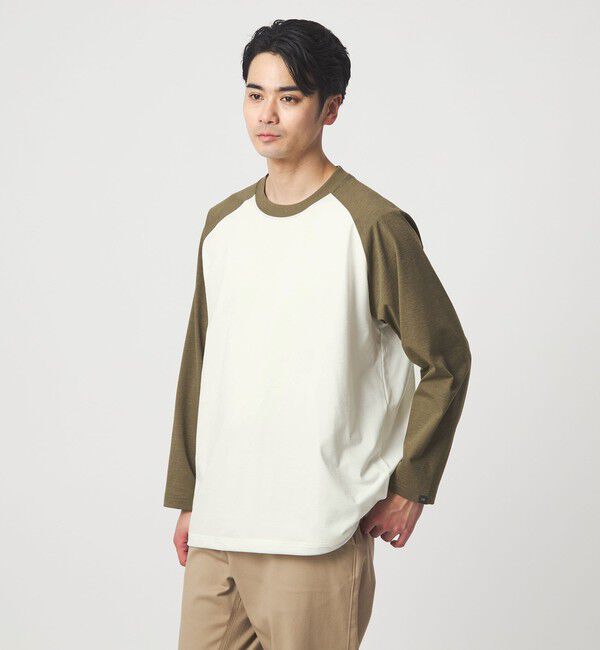 UNITED ARROWS green label relaxing「【別注】＜DAIWA＞GLR 合繊 ラグラン Tシャツ」|Tシャツ・カットソー|OFF WHITE