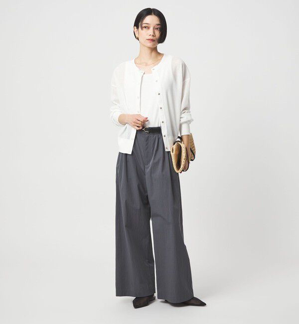 UNITED ARROWS green label relaxing「シアー サーマル 2WAY カーディガン」|カーディガン|