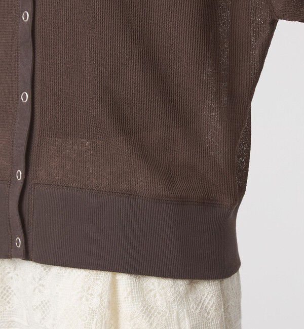 UNITED ARROWS green label relaxing「シアー サーマル 2WAY カーディガン」|カーディガン|