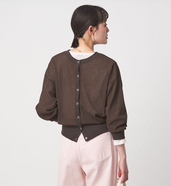 UNITED ARROWS green label relaxing「シアー サーマル 2WAY カーディガン」|カーディガン|