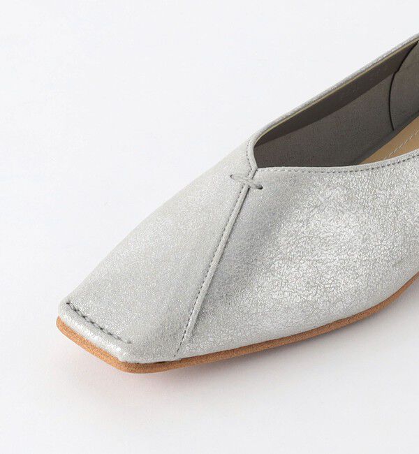 BEAUTY&YOUTH UNITED ARROWS「Vカットステッチ フラットシューズ」|バレエシューズ|