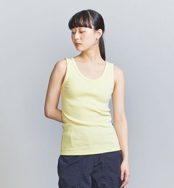 BEAUTY&YOUTH UNITED ARROWS「コットンブレンド テレコ タンクトップ」|タンクトップ|