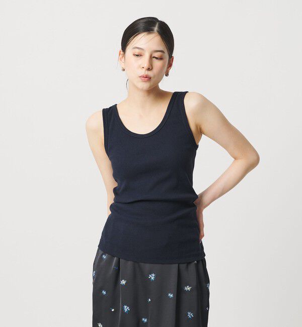 BEAUTY&YOUTH UNITED ARROWS「コットンブレンド テレコ タンクトップ」|タンクトップ|