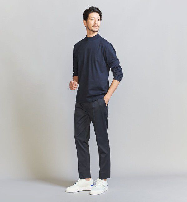 BEAUTY&YOUTH UNITED ARROWS「【WEB限定 WARDROBE SMART】クリア ガスコットン モックネック カットソー【抗菌・防臭】」|Tシャツ・カットソー|