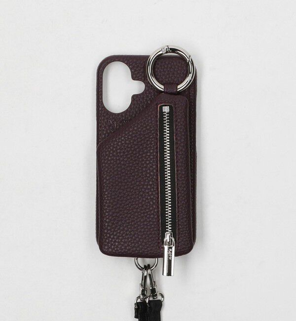 BEAUTY&YOUTH UNITED ARROWS「＜ajew＞CADENAS ストラップ iPhone16ケース」|モバイルケース|DK.BROWN