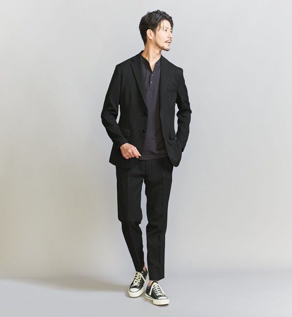 BEAUTY&YOUTH UNITED ARROWS「【WEB限定 WARDROBE SMART】LANATEC セットアップ/背抜きジャケット＆イージーパンツ」|スーツ|