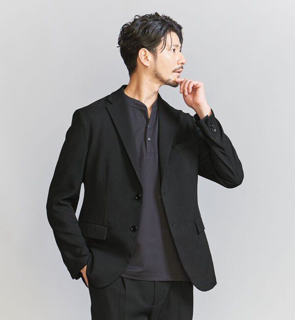 BEAUTY&YOUTH UNITED ARROWS「【WEB限定 WARDROBE SMART】LANATEC セットアップ/背抜きジャケット＆イージーパンツ」|スーツ|
