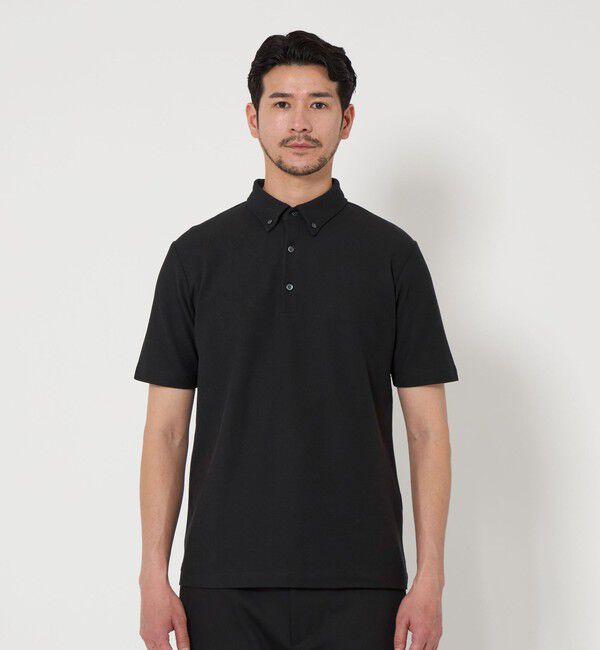 BEAUTY&YOUTH UNITED ARROWS「【WEB限定 WARDROBE SMART】ステイ クリーン ピケ BD ポロシャツ【抗菌・防臭】」|ポロシャツ|