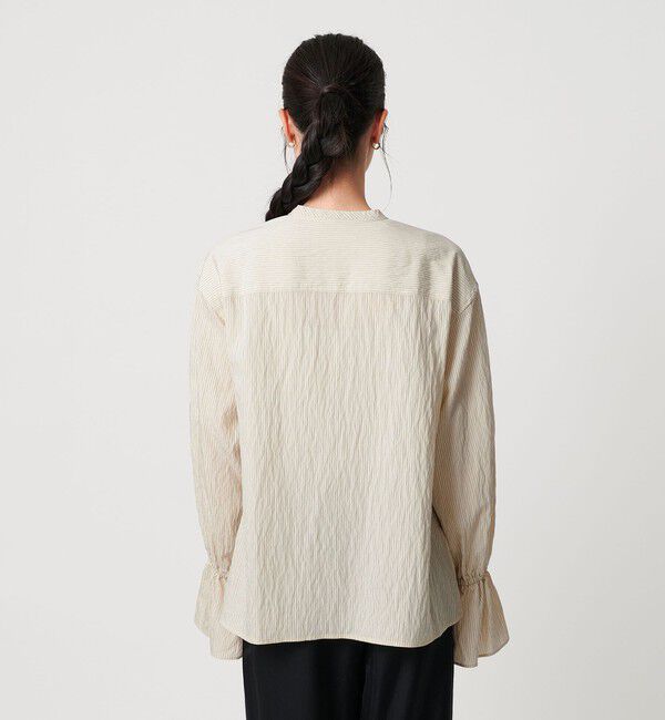 BEAUTY&YOUTH UNITED ARROWS「ラッフル スキッパーブラウス ウォッシャブル」|シャツ・ブラウス|