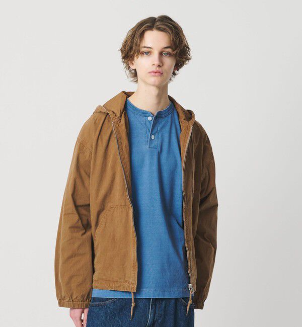 California General Store「＜CGS.＞ ハイカウント ポプリン ジップ パーカー」|ミリタリー・モッズコート|MD.BROWN