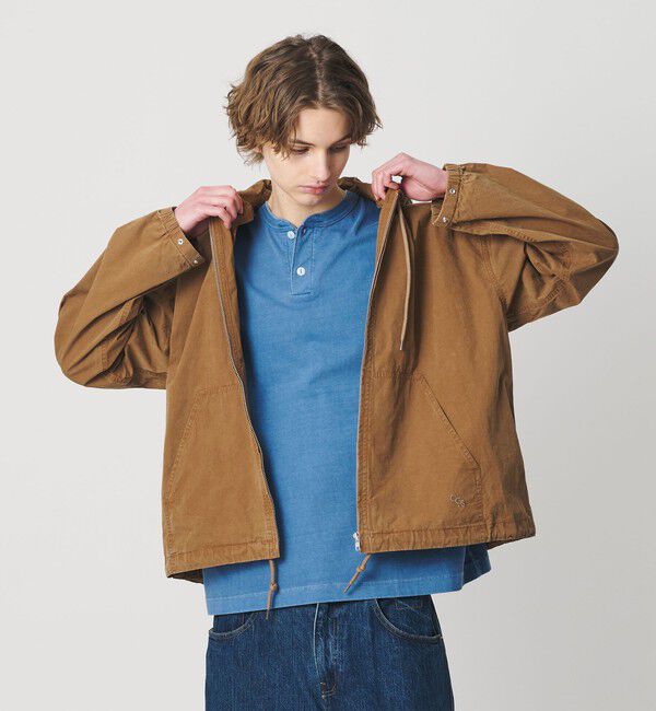 California General Store「＜CGS.＞ ハイカウント ポプリン ジップ パーカー」|ミリタリー・モッズコート|