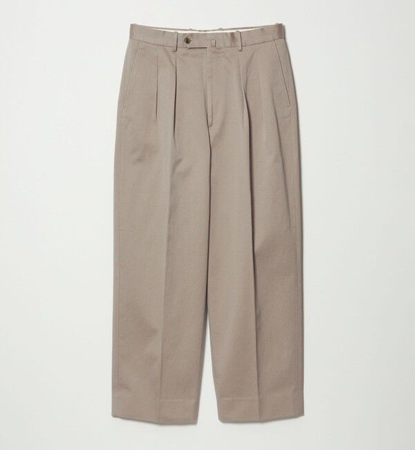 STEVEN ALAN「＜Steven Alan＞ ウエポン ニドム イン ツープリーツ ドレス トラウザーズ」|スラックス|NATURAL