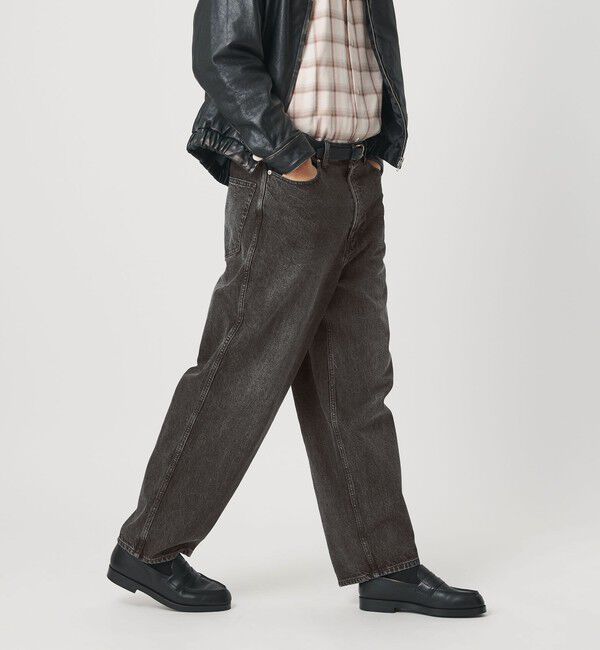 BEAUTY&YOUTH UNITED ARROWS「フェード バギー テーパード 5P デニムパンツ」|チノ|