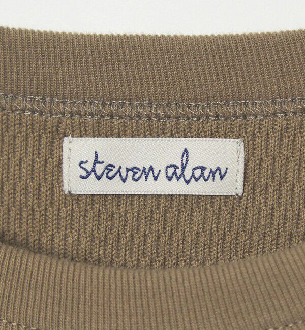 STEVEN ALAN「＜Steven Alan＞ ラダー サーマル クルーネック カットソー NARROW」|Tシャツ・カットソー|