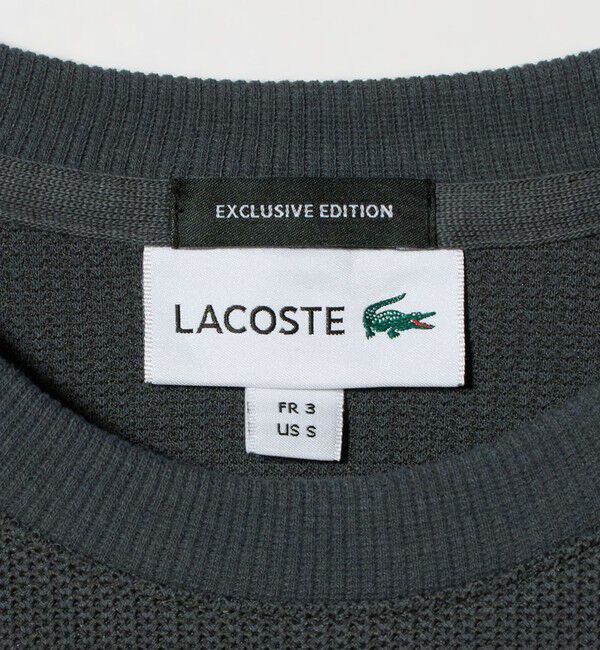 BEAUTY&YOUTH UNITED ARROWS「＜LACOSTE for BEAUTY&YOUTH＞ワントーン ロング スリーブ カットソー」|Tシャツ・カットソー|