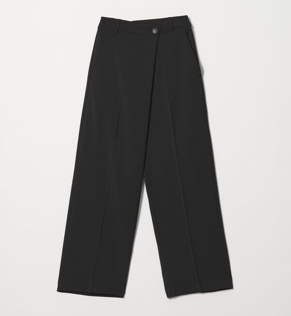BEAUTY&YOUTH UNITED ARROWS「【WEB限定 Wardrobe DAILY MINIMAL】ダブルクロス ラップパンツ ウォッシャブル」|スラックス|