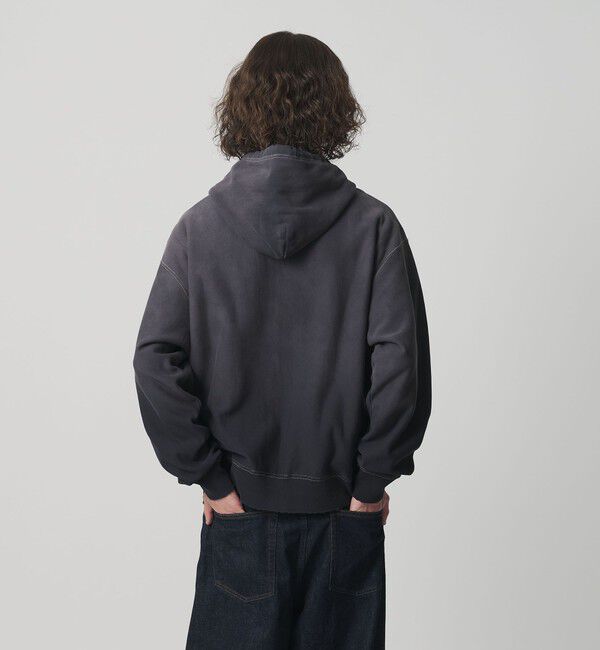 MONKEY TIME「サンフェード フレンチテリー フルジップ フーディー」|カーディガン|