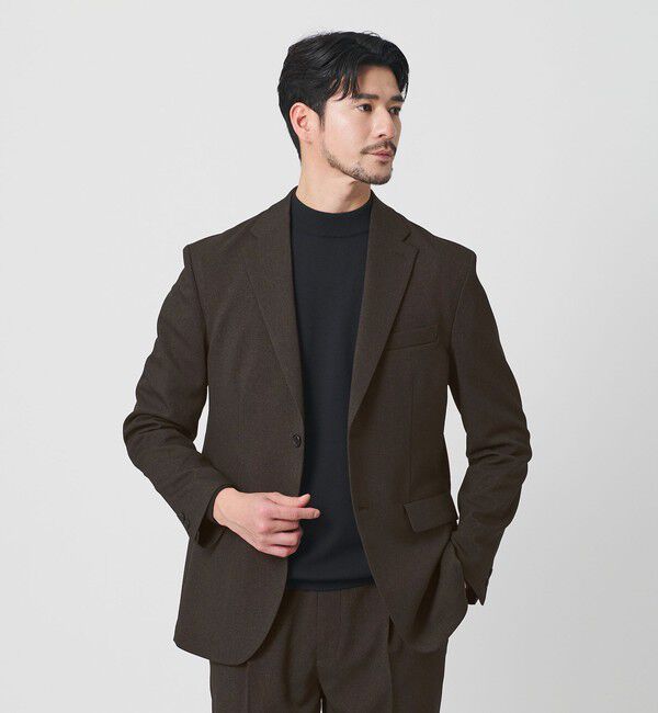 BEAUTY&YOUTH UNITED ARROWS「【WEB限定 WARDROBE SMART】LANATEC コンフォート セットアップ/ジャケット＆イージーパンツ」|スーツ|