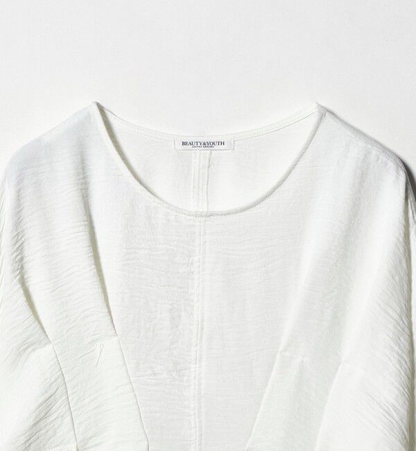 BEAUTY&YOUTH UNITED ARROWS「【WEB限定】ウエストタック ペプラムプルオーバー ウォッシャブル」|Tシャツ・カットソー|