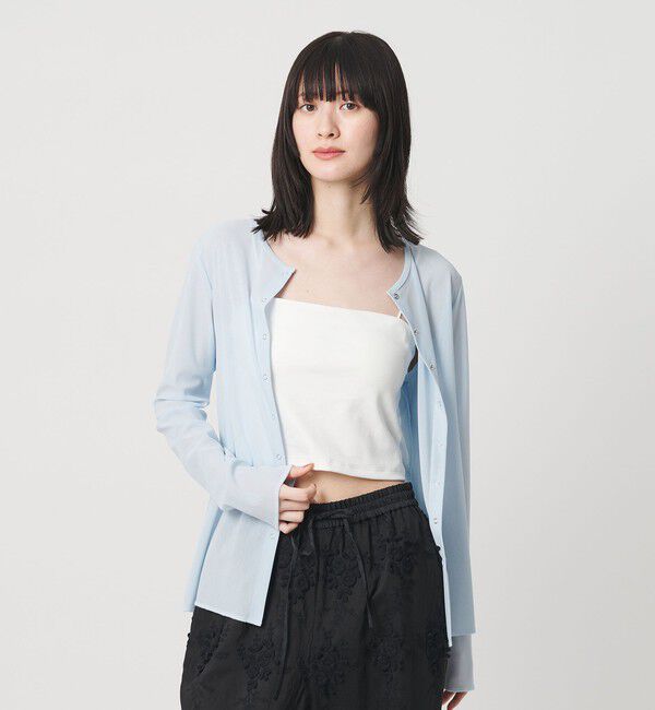 BEAUTY&YOUTH UNITED ARROWS「コットン ベア天竺 バンドゥ」|キャミソール|WHITE