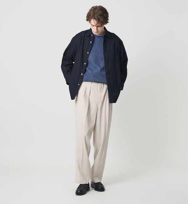 BEAUTY&YOUTH UNITED ARROWS「7.5oz サテンデニム レギュラー グランデ シャツ GRANDE型」|シャツ・ブラウス|