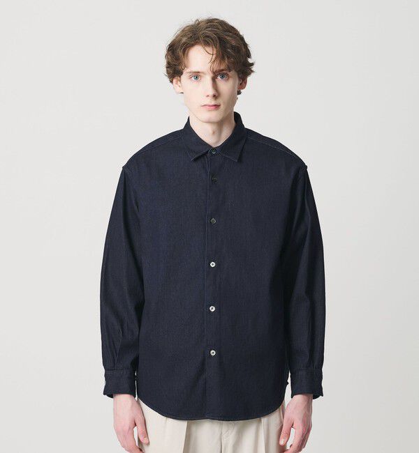 BEAUTY&YOUTH UNITED ARROWS「7.5oz サテンデニム レギュラー グランデ シャツ GRANDE型」|シャツ・ブラウス|