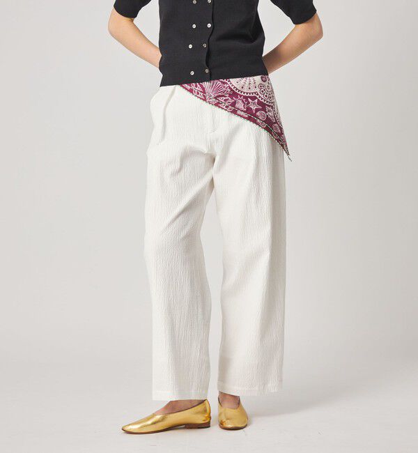 STEVEN ALAN「＜Steven Alan＞リップル コットン タック トラウザーズ」|その他|