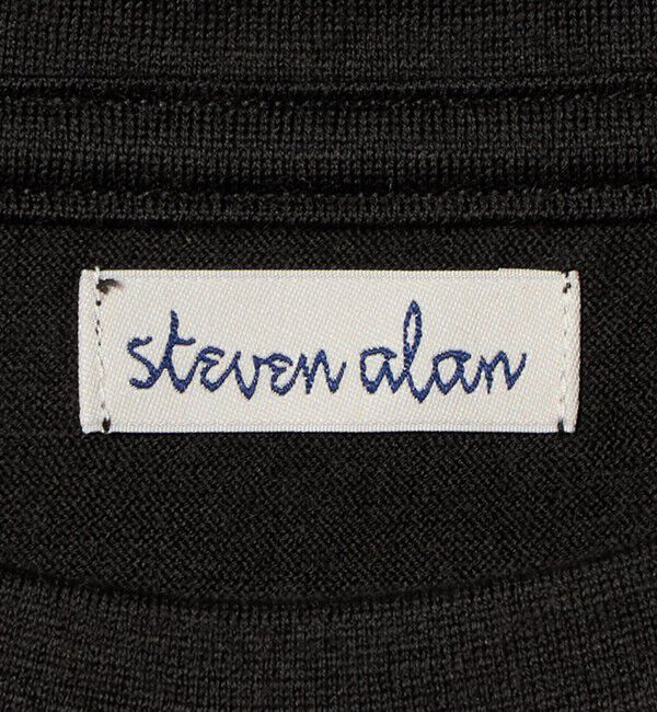 STEVEN ALAN「＜Steven Alan＞ メリノウール クルーネック ショートスリーブ Tシャツ」|Tシャツ・カットソー|