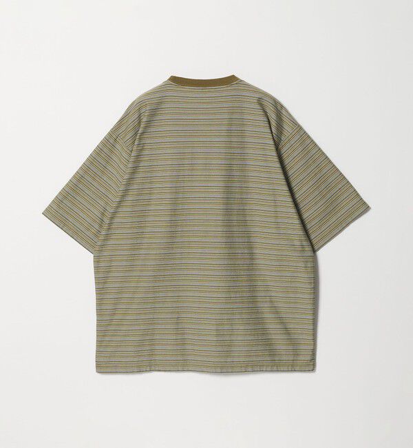 STEVEN ALAN「＜Steven Alan＞ オーガニックコットン マルチボーダー ショートスリーブ Tシャツ」|Tシャツ・カットソー|