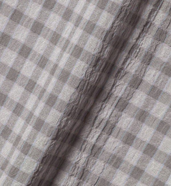 BEAUTY&YOUTH UNITED ARROWS「シャーリング チェック ジップシャツ」|シャツ・ブラウス|