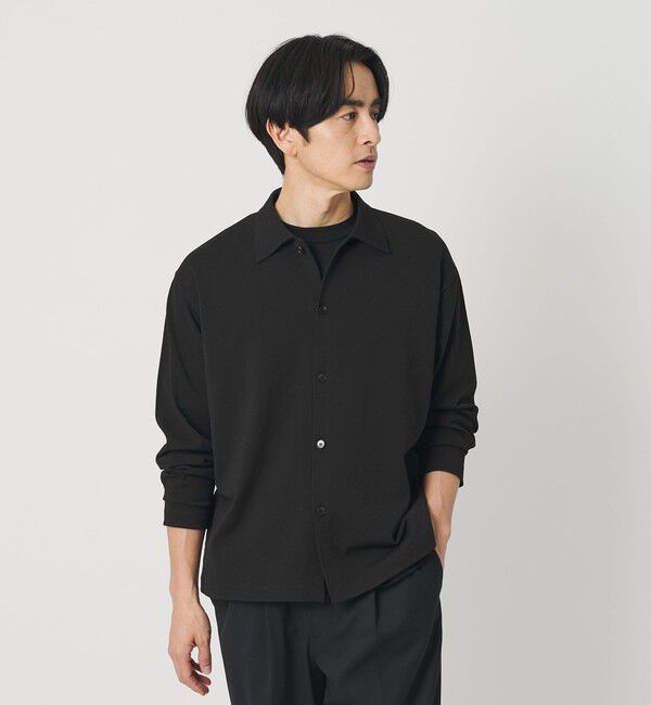 BEAUTY&YOUTH UNITED ARROWS「デオドラント ニット シャツ 抗菌防臭 ウォッシャブル」|カーディガン|