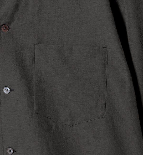 BEAUTY&YOUTH UNITED ARROWS「KOMATSU PACK キャンプカラー ショートスリーブ シャツ GRANDE型 セットアップ対応 撥水 ウォッシャブル」|シャツ・ブラウス|