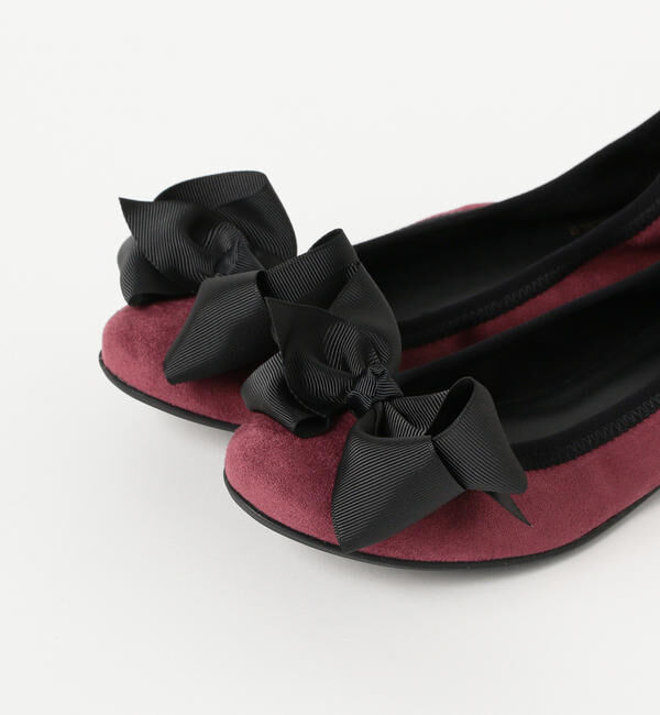 Ray BEAMS 「SEPTEMBER MOON / リボン バレエシューズ」|バレエシューズ|