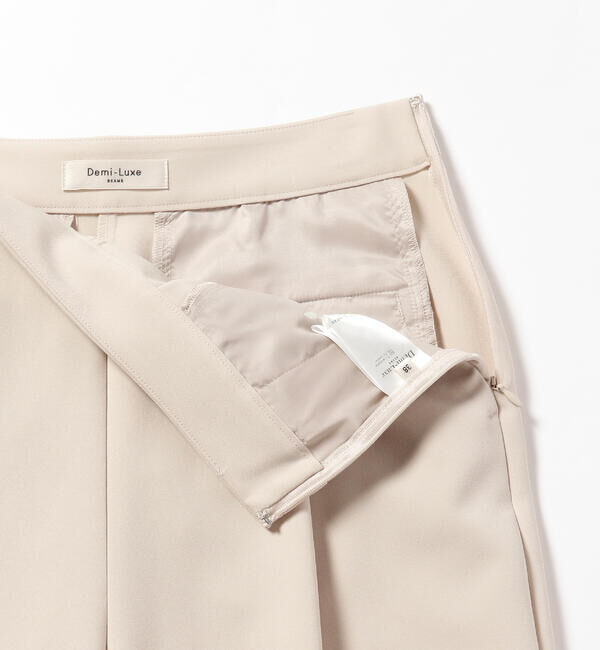 Demi-Luxe BEAMS 「トリアセ 1タック パンツ＊」|スラックス|