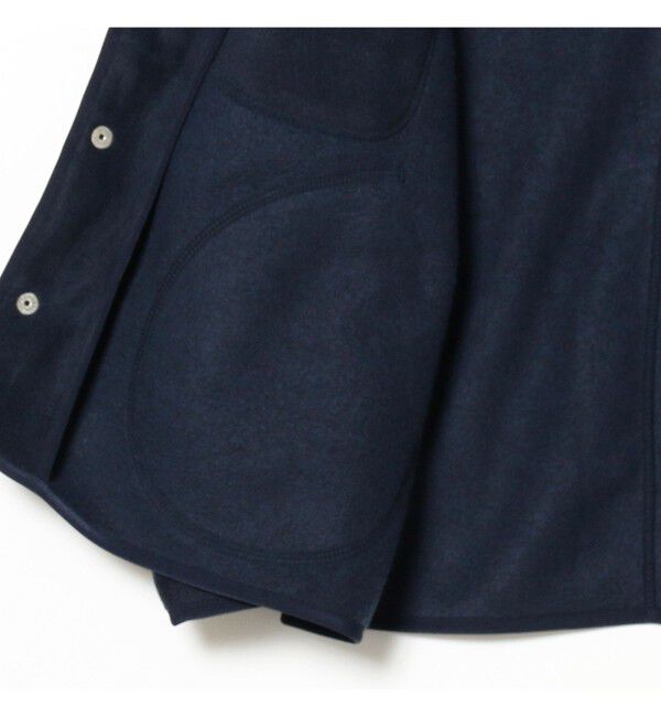 Ray BEAMS 「DANTON / FLEECE COLLARLESS JACKET」|ブルゾン・スタジャン|