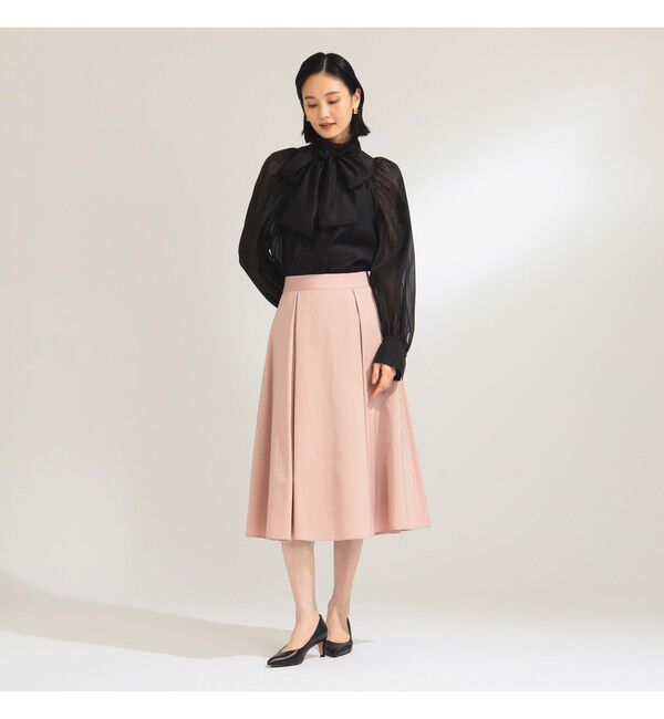 Demi-Luxe BEAMS 「オーガンジー リボンブラウス」|シャツ・ブラウス|