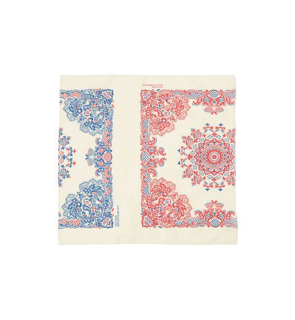 BEAMSBOY「BEAMS BOY / イレギュラー カット バンダナ」|ハンカチ|OFF_WHT