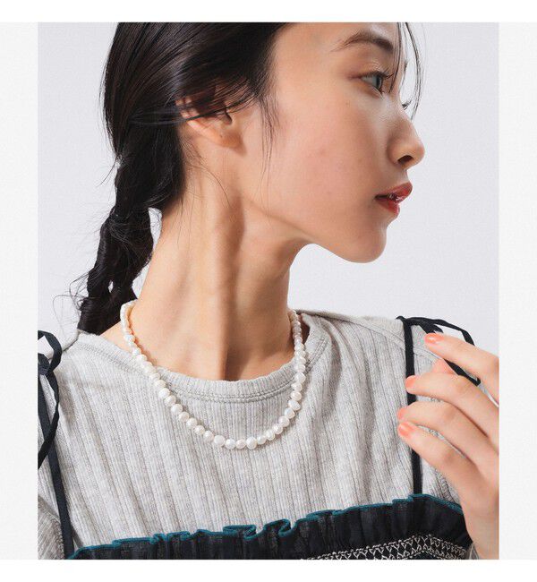 BEAMSBOY「淡水 パール ネックレス」|その他|WHITE