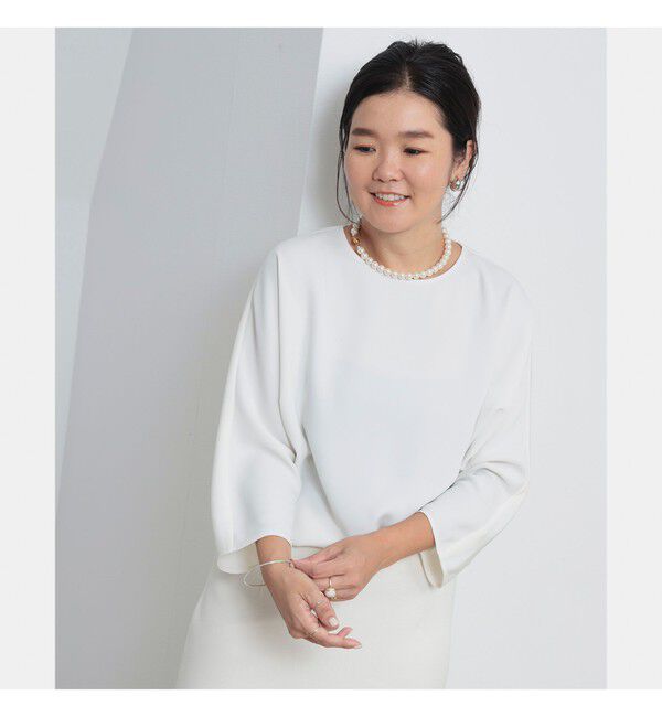 Demi-Luxe BEAMS 「LEE &times; Demi-Luxe BEAMS / ブラウスライクTOP .M」|シャツ・ブラウス|OFF_WHT