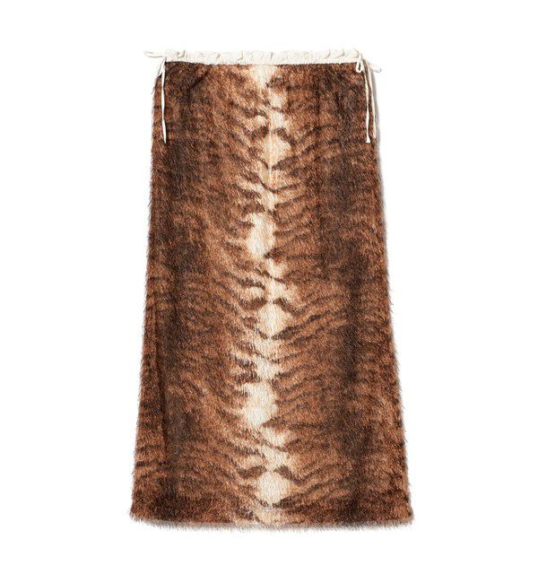 Ray BEAMS 「フリンジ ファー タイトスカート」|スカート|