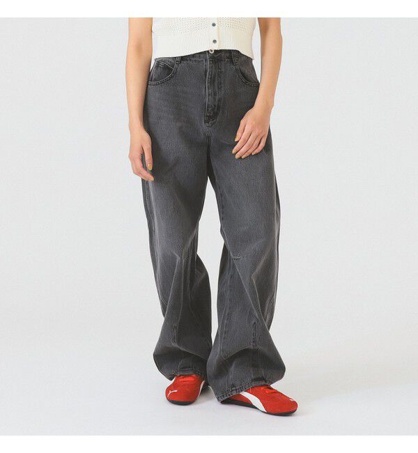 Ray BEAMS 「デニム バレル パンツ」|デニム|