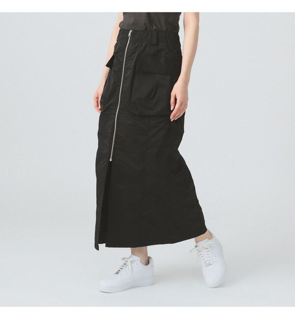 Ray BEAMS 「フロント ジップ カーゴ タイトスカート」|スカート|