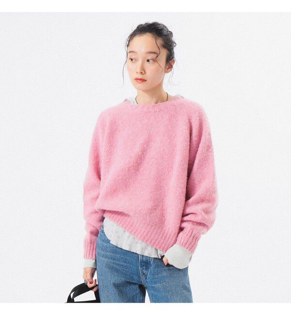 BEAMSBOY「【別注】Nor&rsquo;Easterly / シェットランド シャギー クルーネック 25FW」|ニット・セーター|SAKURA