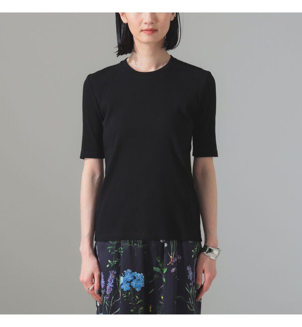 Demi-Luxe BEAMS 「【別注】スタイリスト佐藤佳菜子 &times; SLOANE / クルーネック リブTシャツ」|Tシャツ・カットソー|